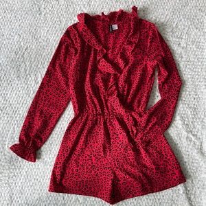 Red H&M romper